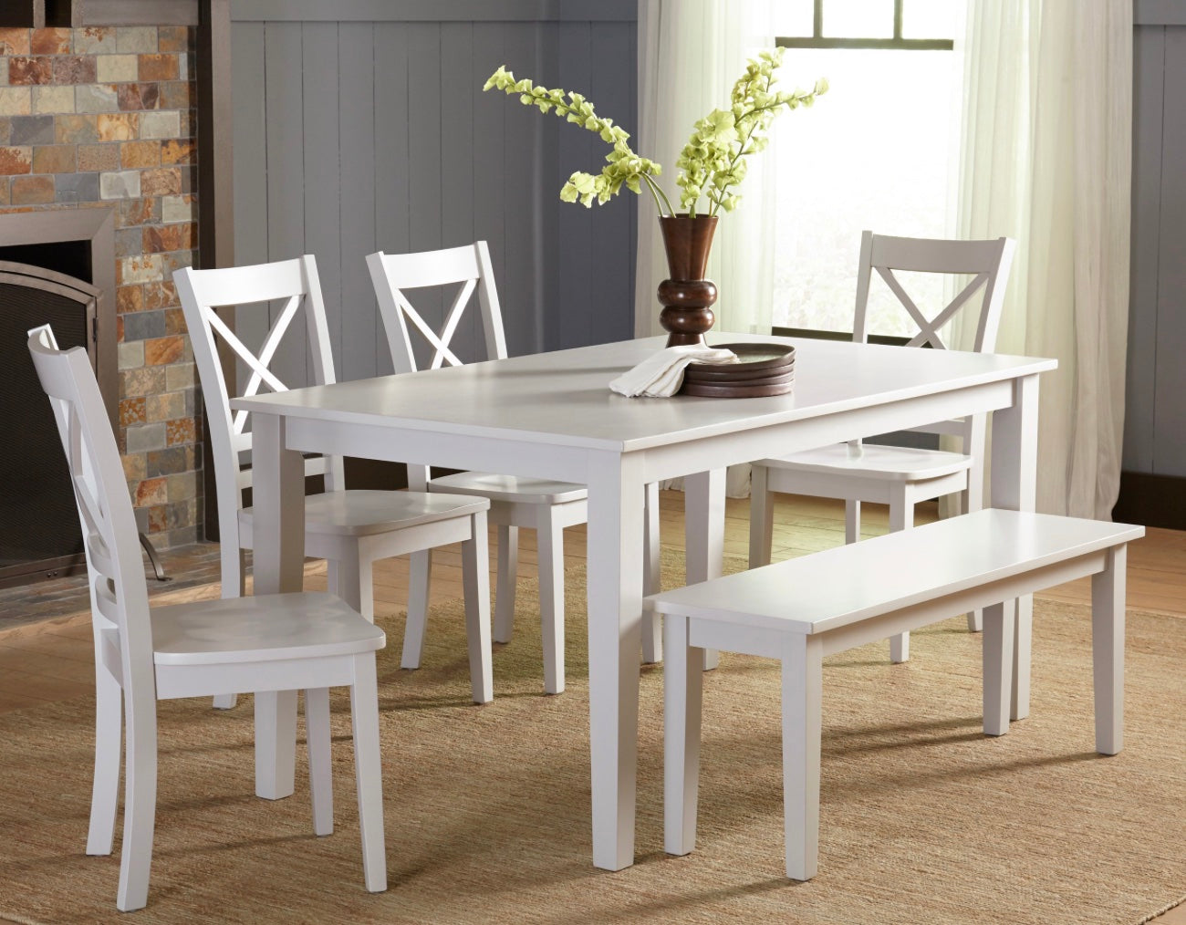 Ensemble de dinette Delray avec chaises - Plusieurs couleurs