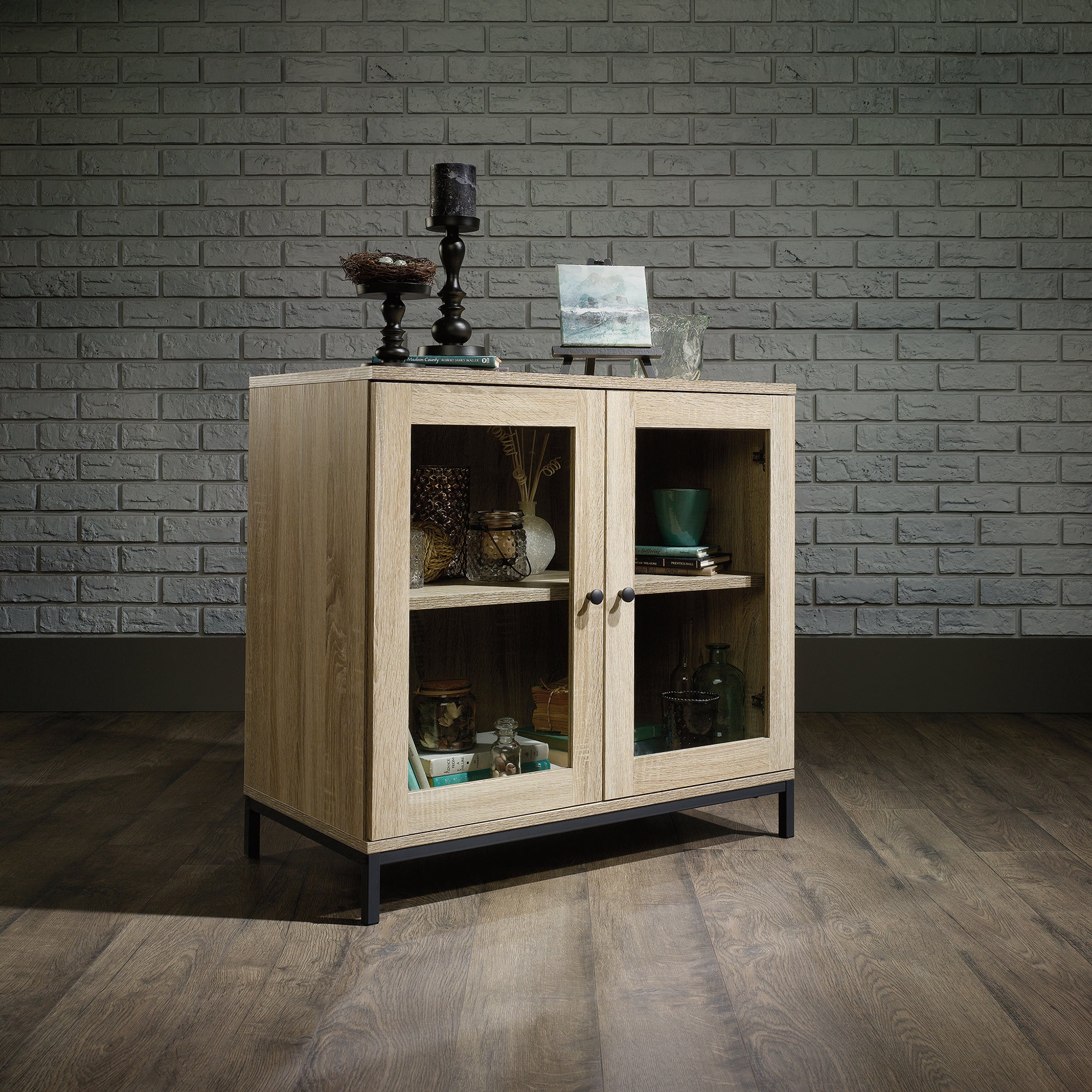Vitrine Harvard - Chêne