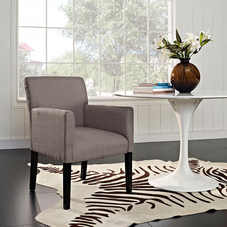 Fauteuil en tissu Ivy - Gris