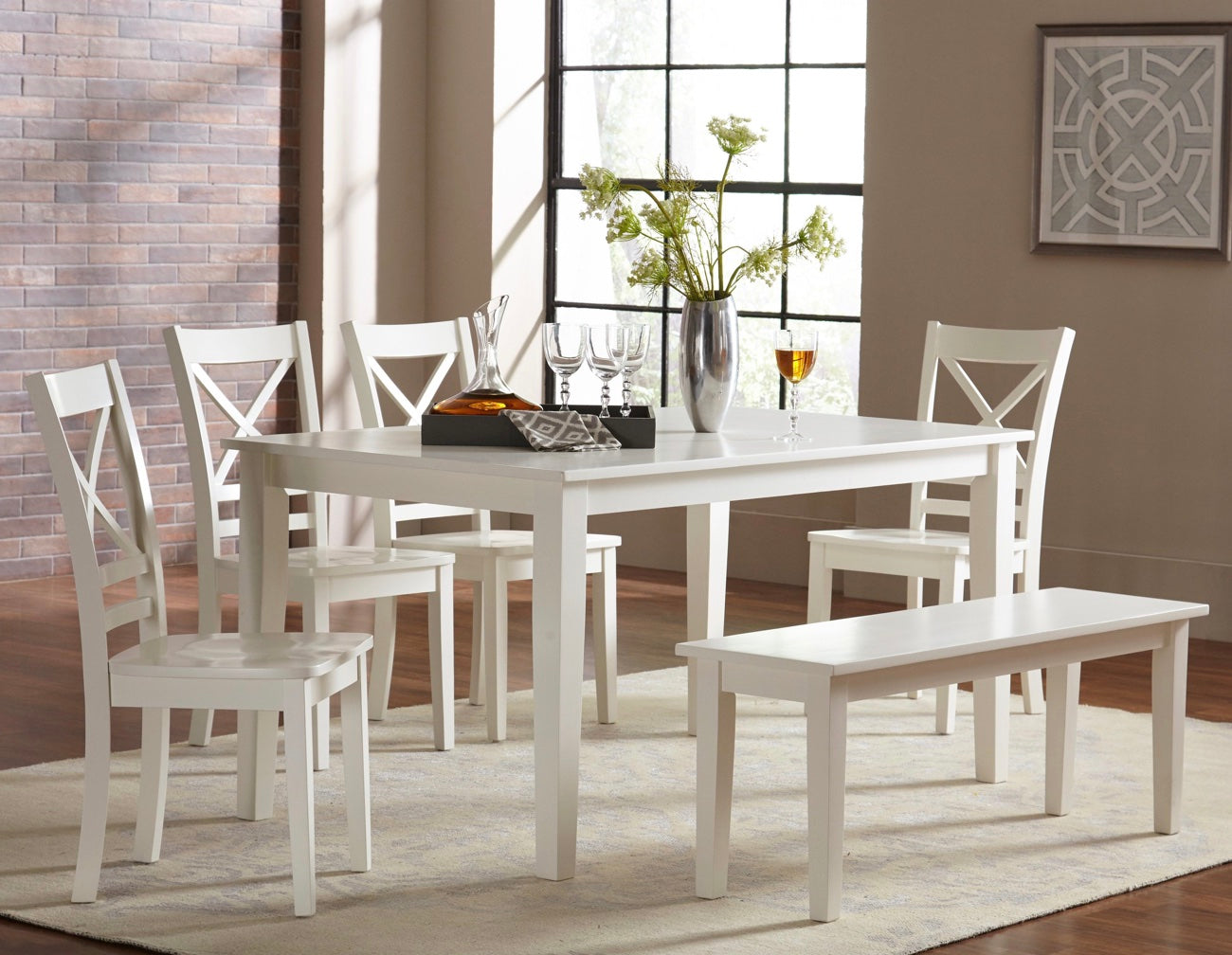 Ensemble de dinette Delray avec chaises - Plusieurs couleurs
