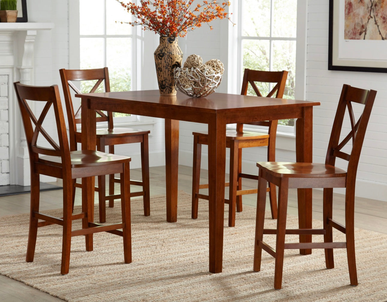 Ensemble de table et chaises Delray Pub - Plusieurs couleurs