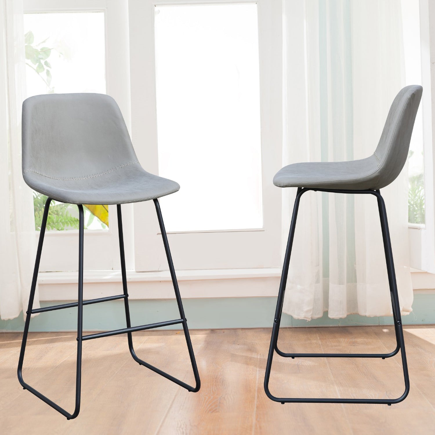 Tabouret de bar gris Essex