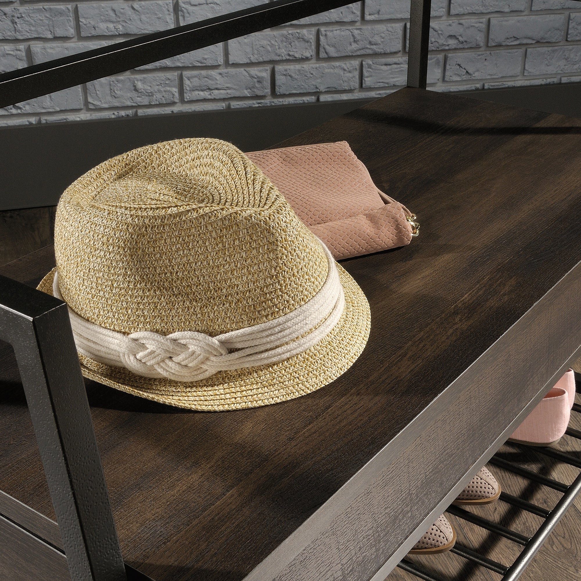 Banc de rangement Harvard - Noyer